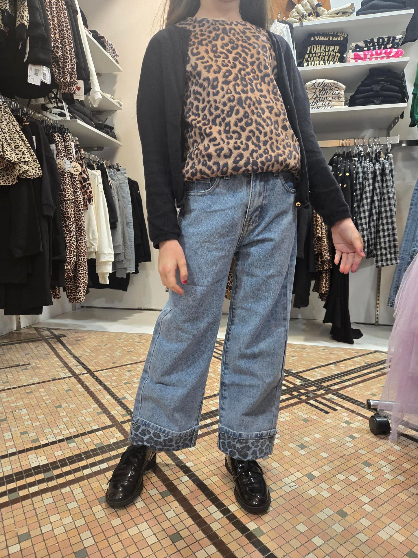 JEANS LEOPARD