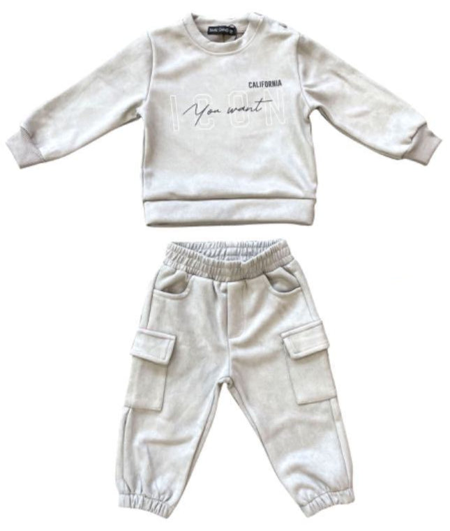 JOGGING ET/OU SWEAT bébé F9312 gris