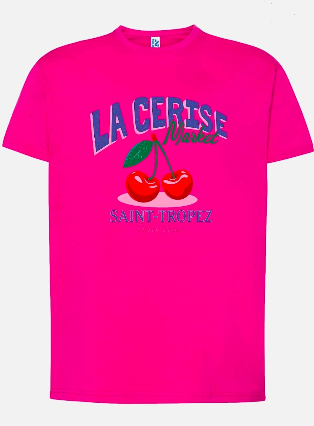 TEE-SHIRT LA CERISE fushia