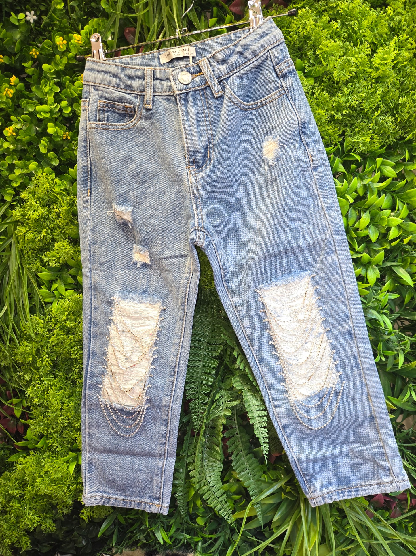 Jeans chaînes