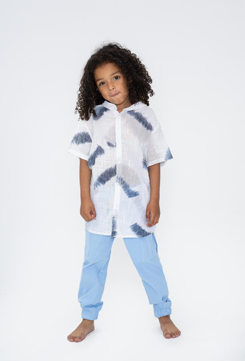 CHEMISE bleu et blanc