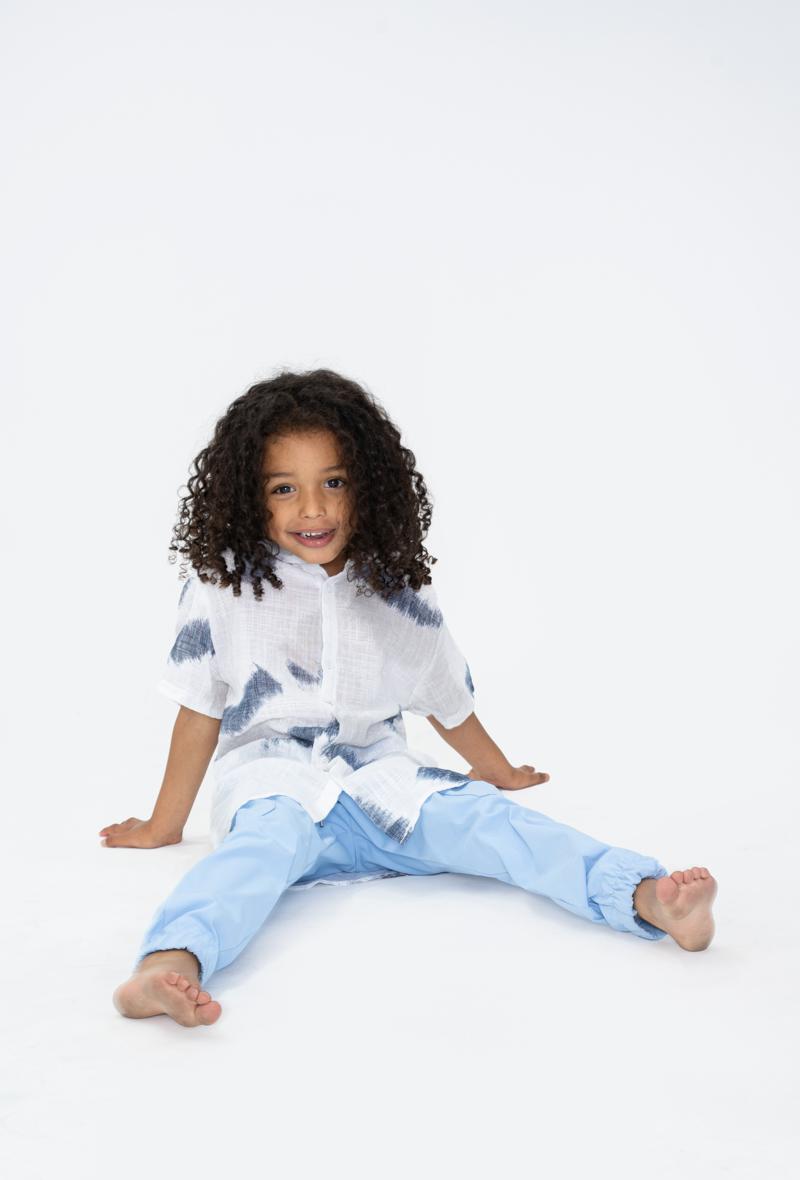 CHEMISE bleu et blanc
