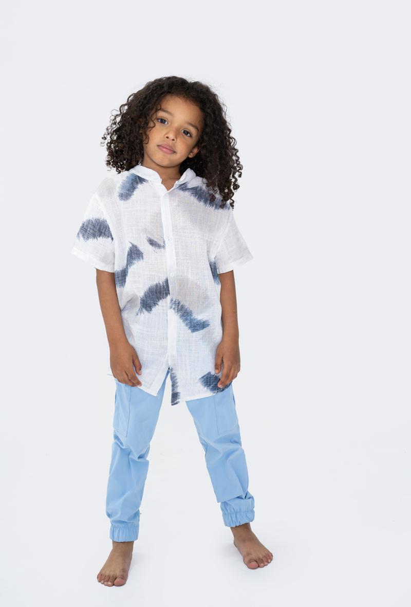 CHEMISE bleu et blanc