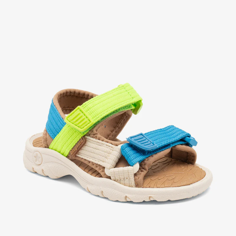 SANDALE NICO 74401 BISSGARD bleu