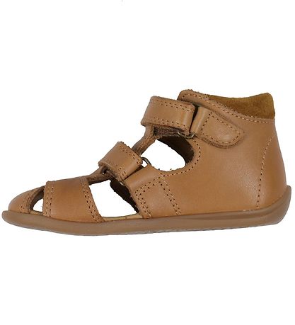 SANDALE TWO POMPOM camel