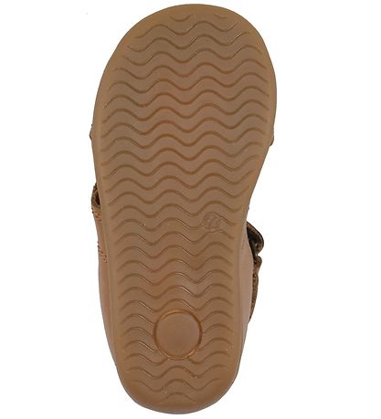 SANDALE TWO POMPOM camel