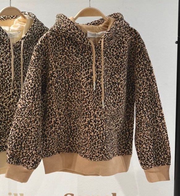 SWEAT CAPUCHE LEOPARD