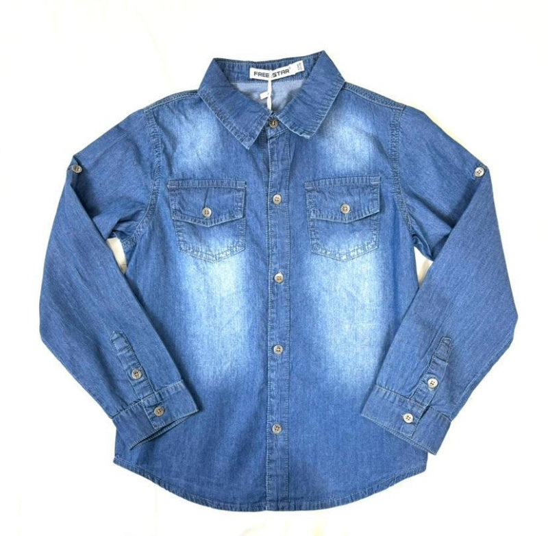 Chemise jeans garçon