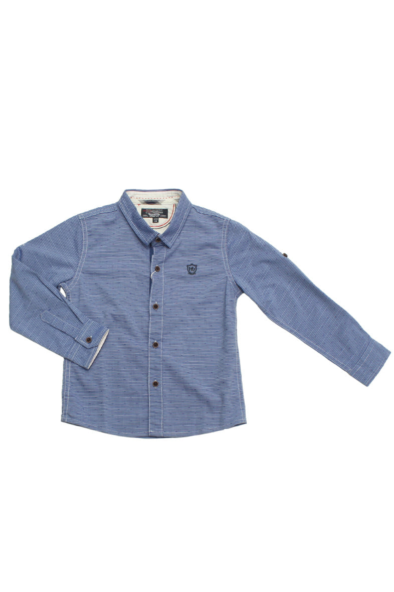 CHEMISE MANCHE LONGUE 8150 bleu