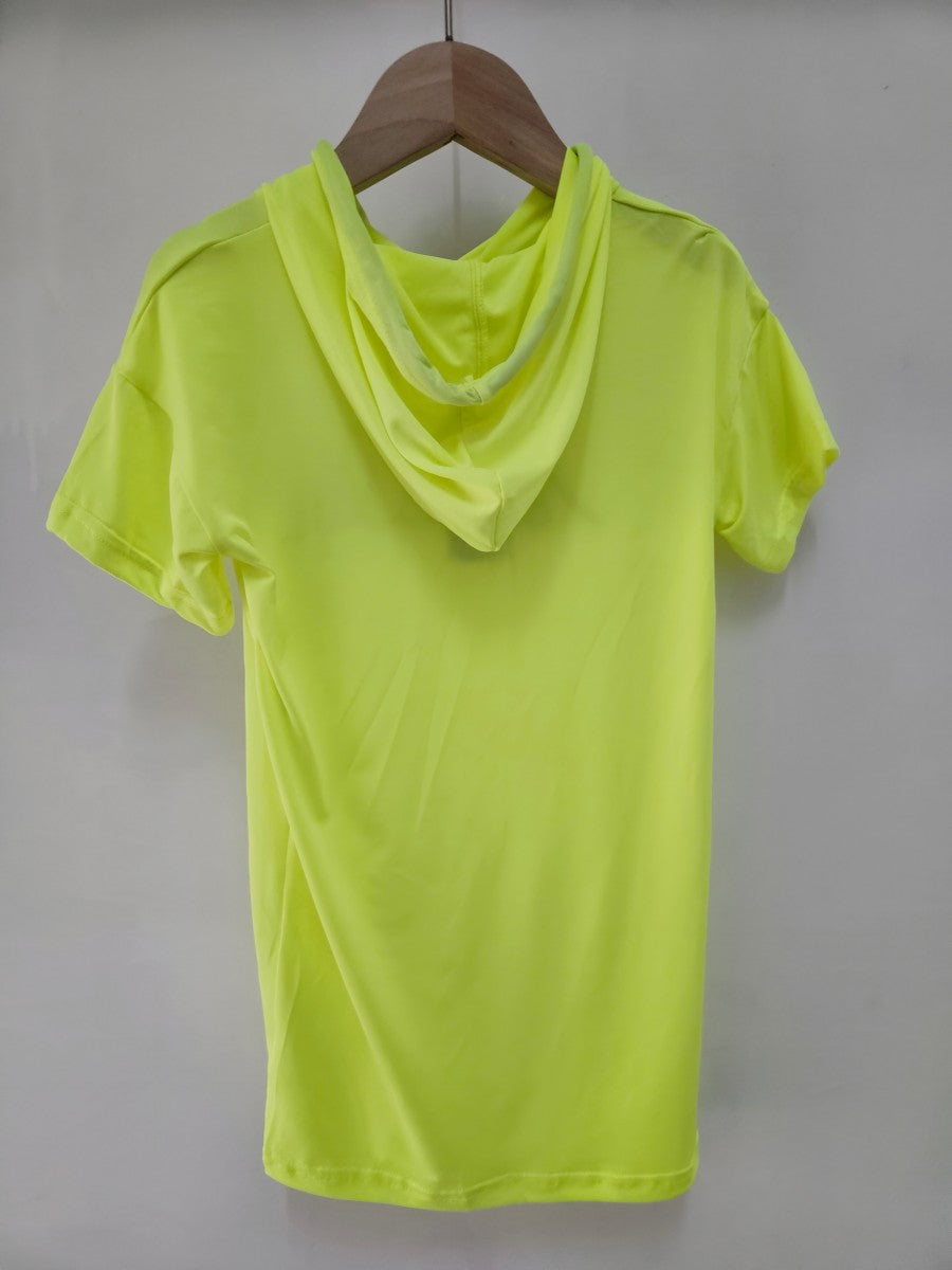ROBE SMILE jaune fluo
