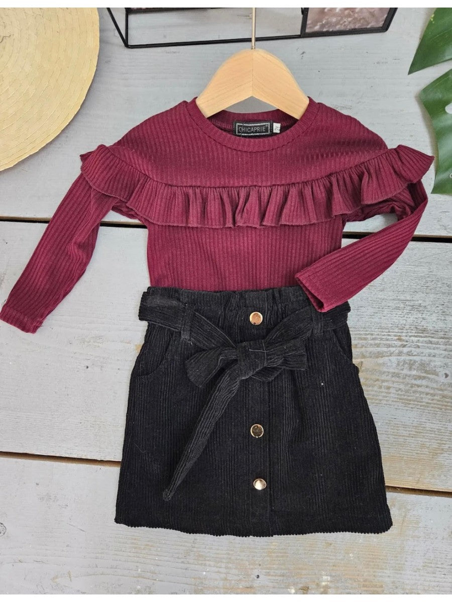 BODIE FILLE bordeaux