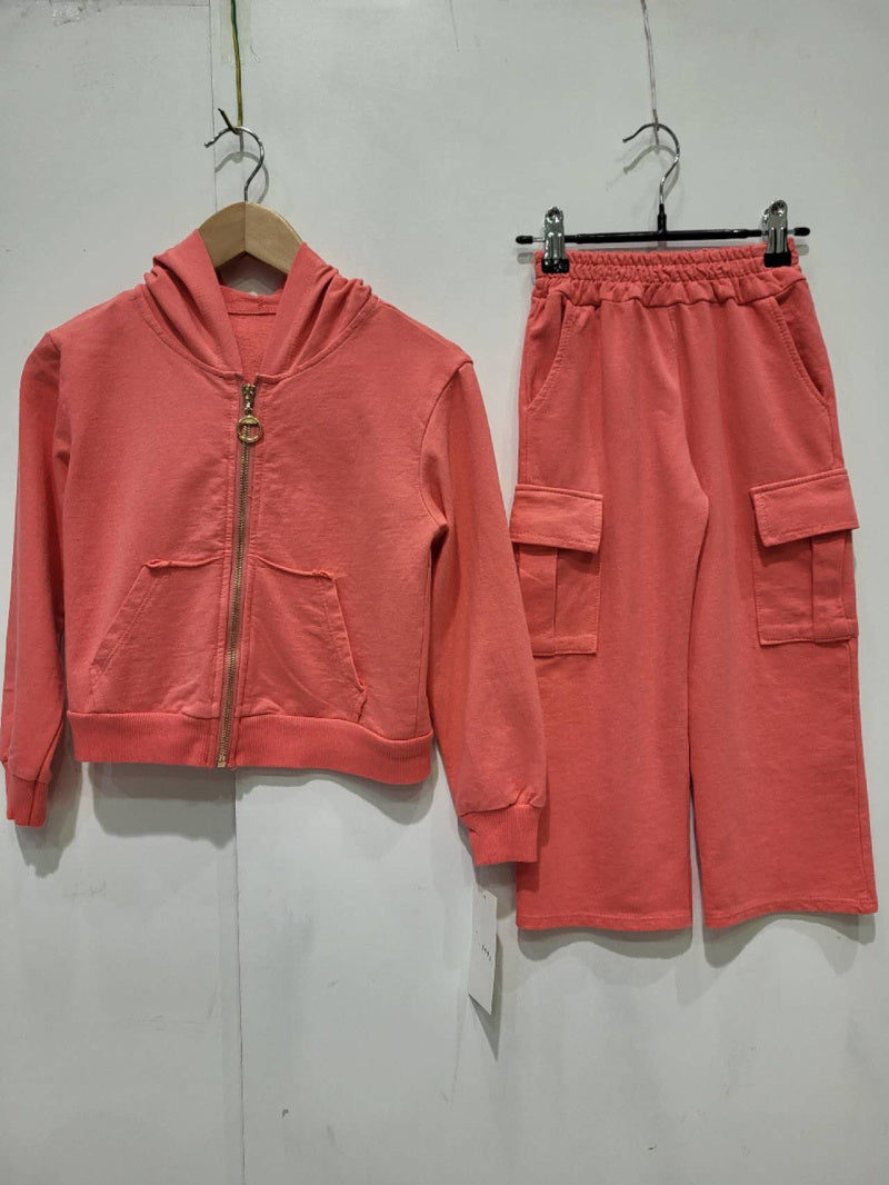 SWEAT ZIPPE 3505 orange