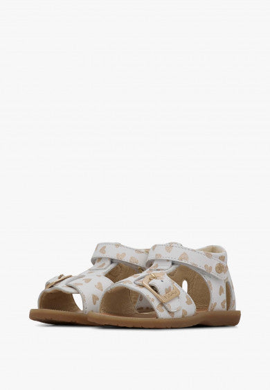 QUARZO NU-PIED NATURINO blanc et or