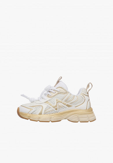 BASKET WAVE NATURINO blanc/or