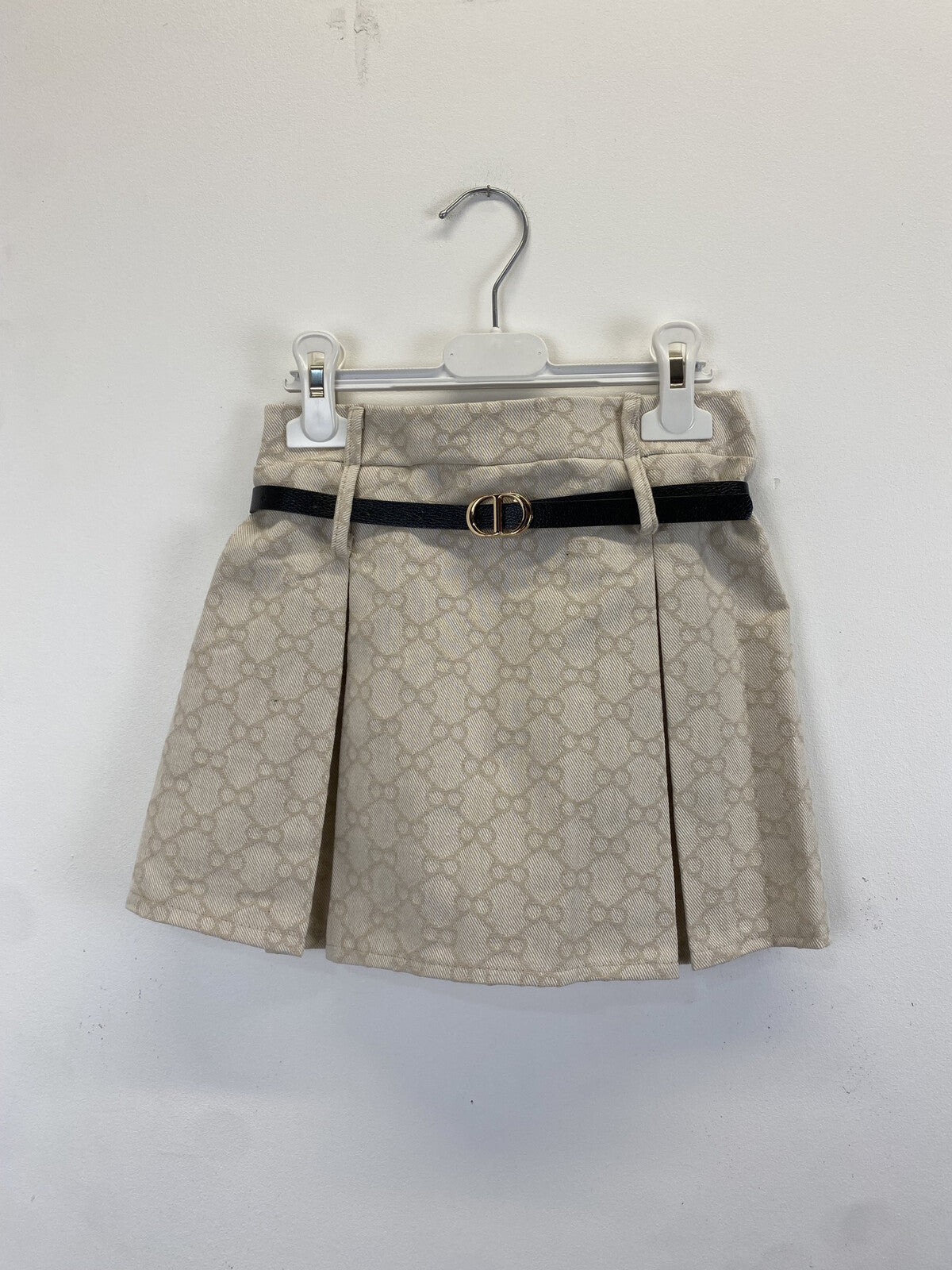 JUPE MAILLE beige