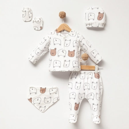 ENSEMBLE 5 PIECES MATERNITE 0-1 mois