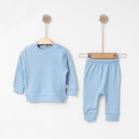 ENSEMBLE JOGG OVERDO bleu