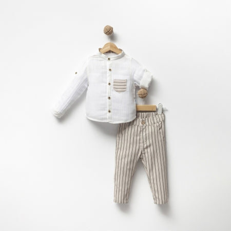 CHEMISE LIN 7157 bébé overdo