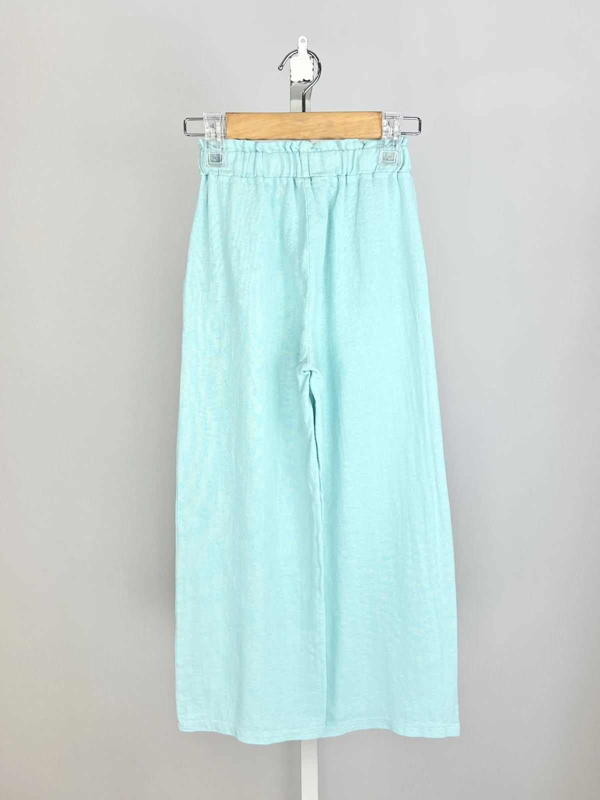 PANTALON LIN enfant cyan