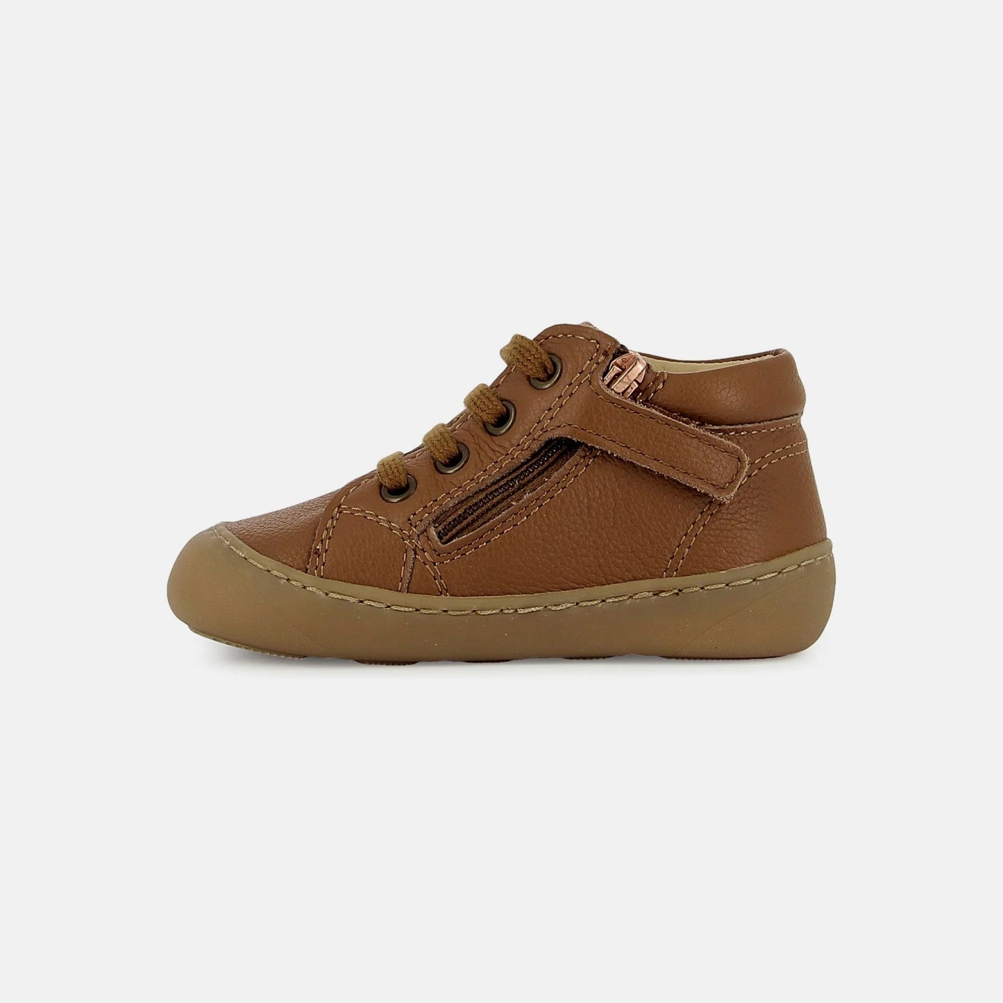 PLUM LACE BAREFOOT SHOOPOM cognac