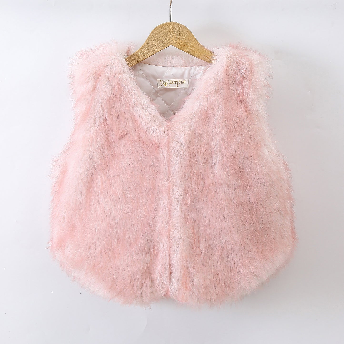 GILET8350 SANS MANCHE MOUMOUTE rose
