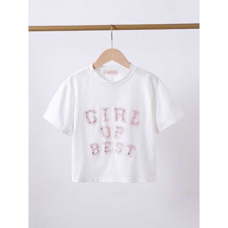 TEE-SHIRT GIRL blanc