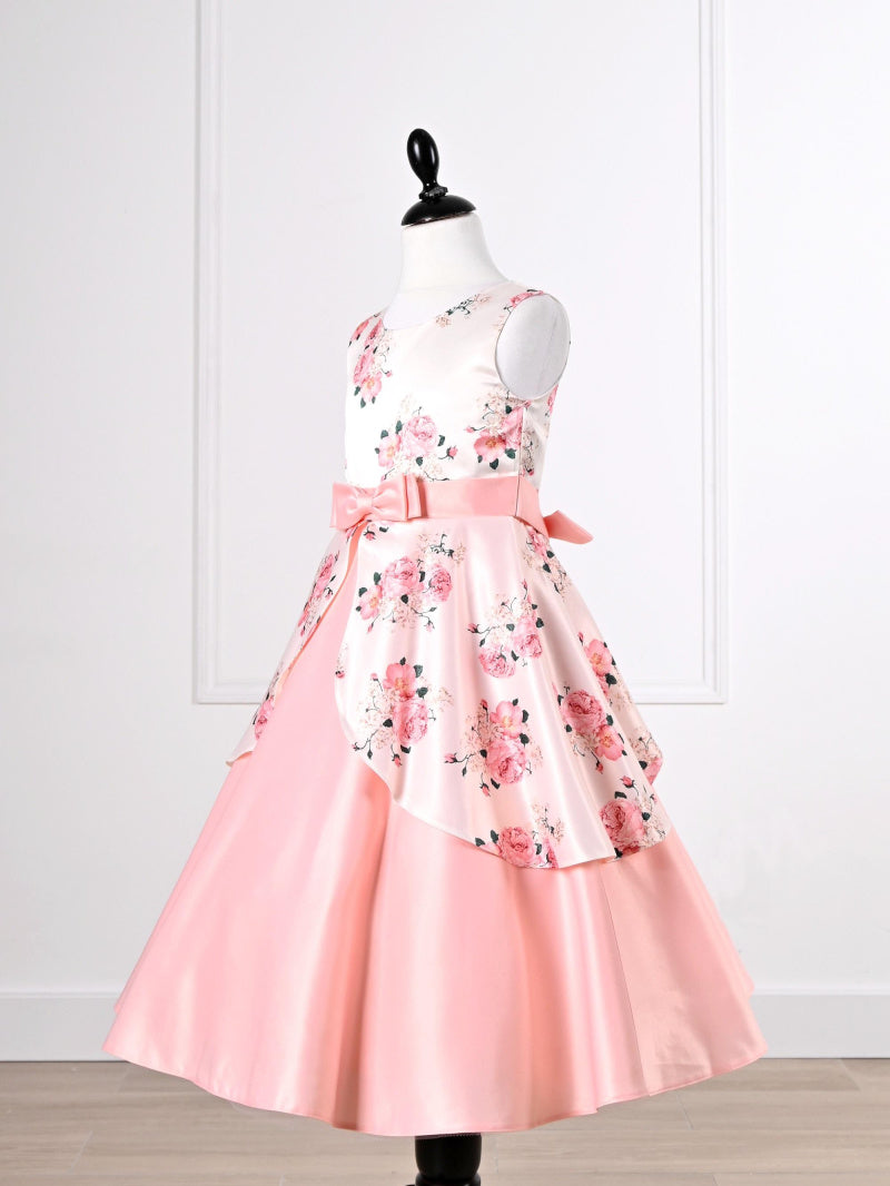 ROBE CEREMONIE FLEURS fille