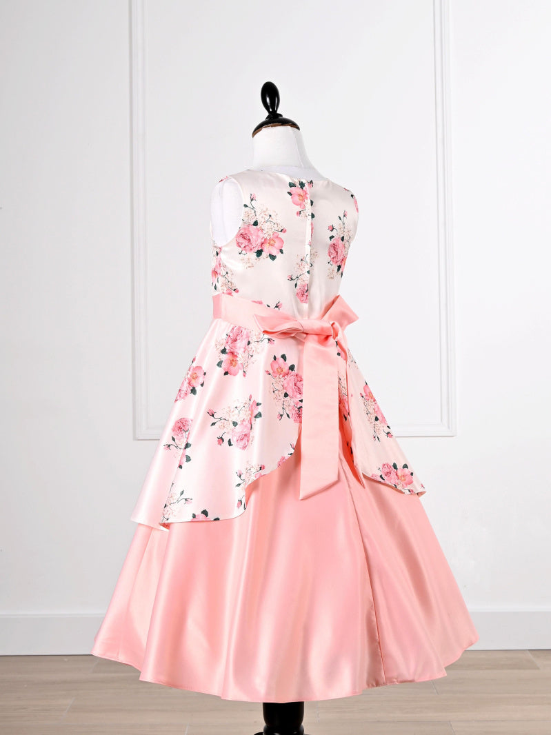 ROBE CEREMONIE FLEURS fille