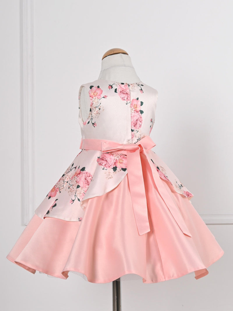 ROBE CEREMONIE FLEURS bébé fille