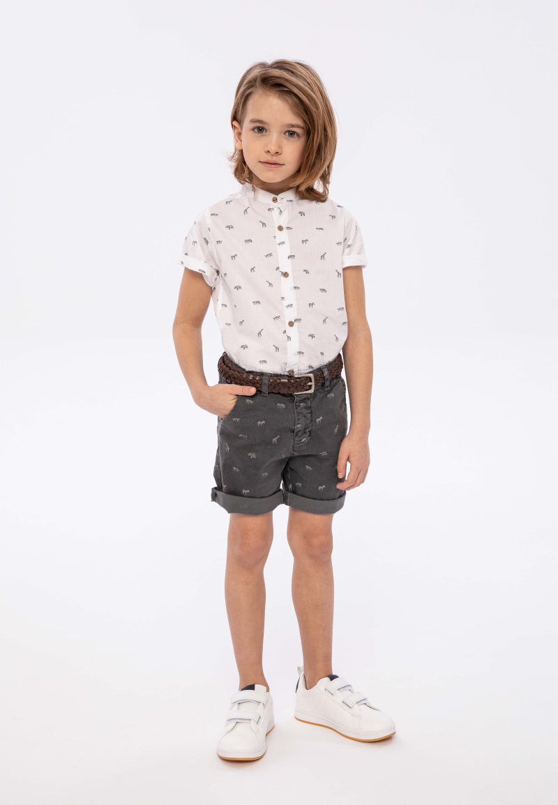SHORT SAFARI gris