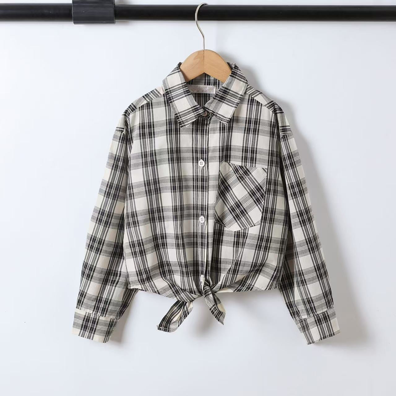 CHEMISE 8285 noir et beige