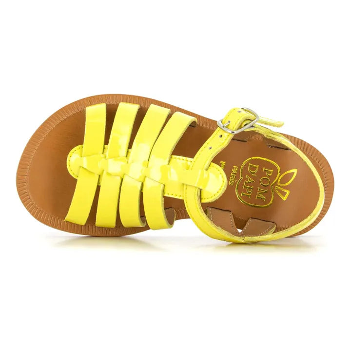 POM D'API PLAGETTE STRAP JAUNE