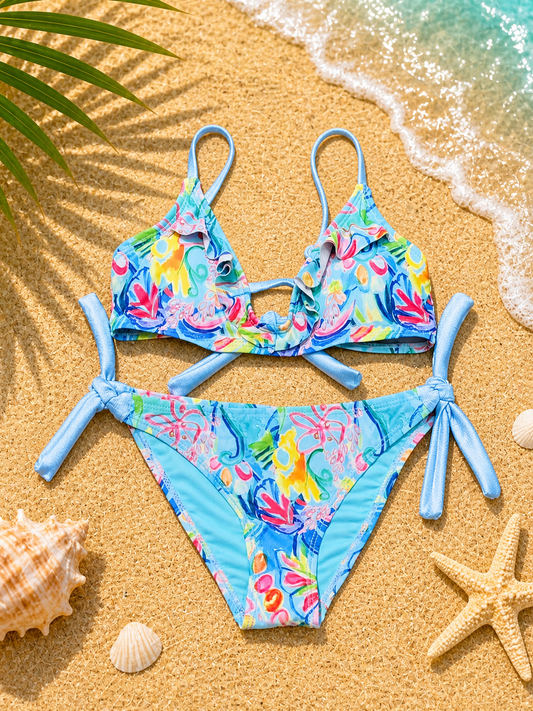 MAILLOT 2 PIECES 9297 turquoise