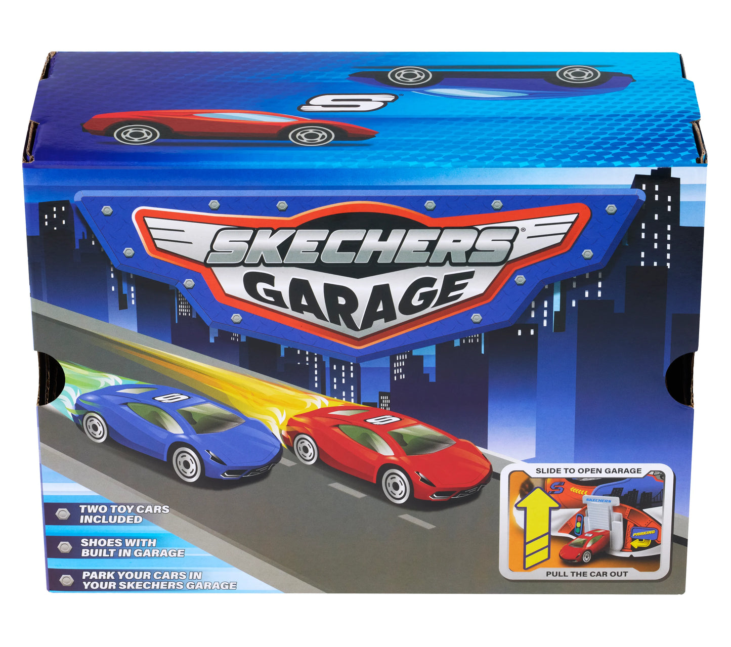 BASKET GARAGE SKECHERS bleu