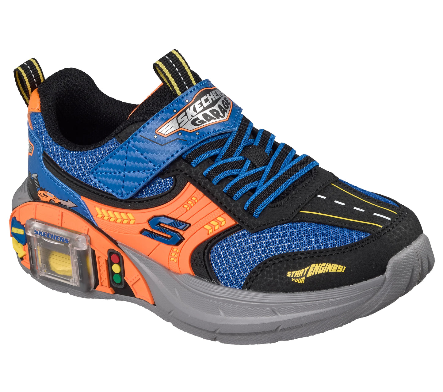 BASKET GARAGE SKECHERS bleu