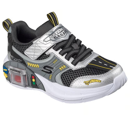 BASKET GARAGE SKECHERS gris