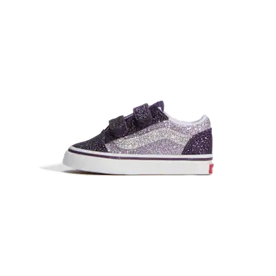 OLD GLITTER VANS KIDS violet