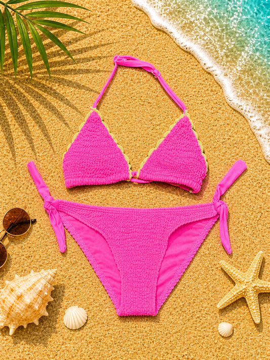 MAILLOT 2 PIECES 9199 rose