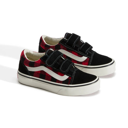 OLD SKOOL BUFFALO VANS KIDS rouge
