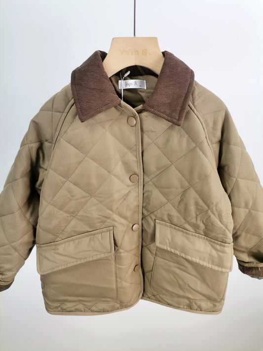 VESTE 18030 kaki/beige