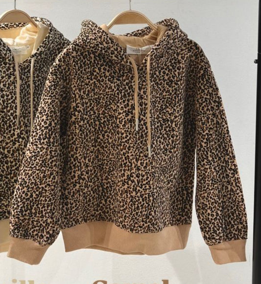 SWEAT CAPUCHE LEOPARD