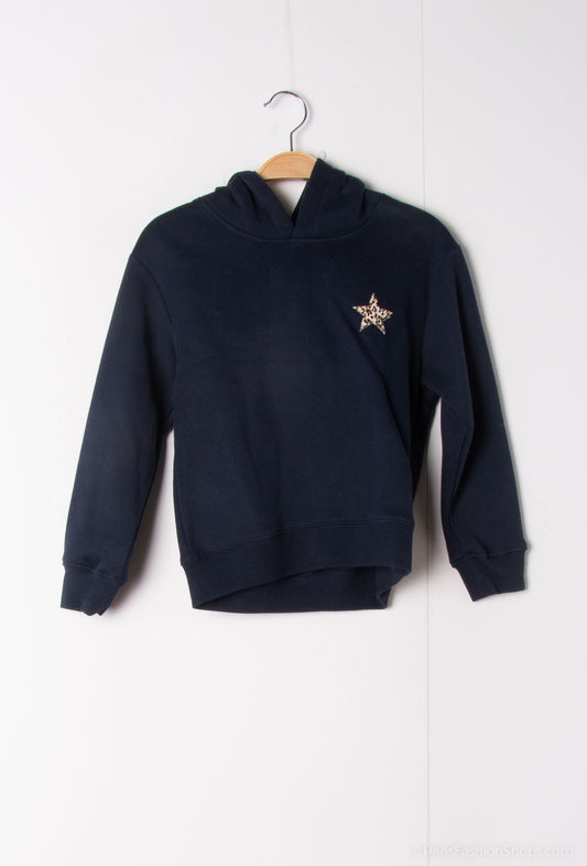 SWEAT ETOILE LEOPARD bleu