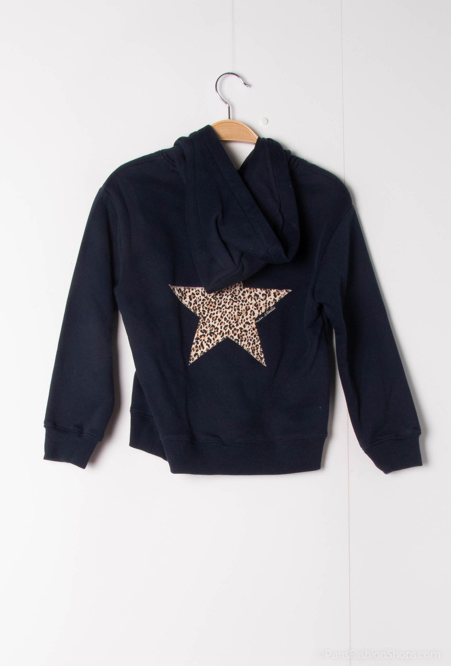 SWEAT ETOILE LEOPARD bleu