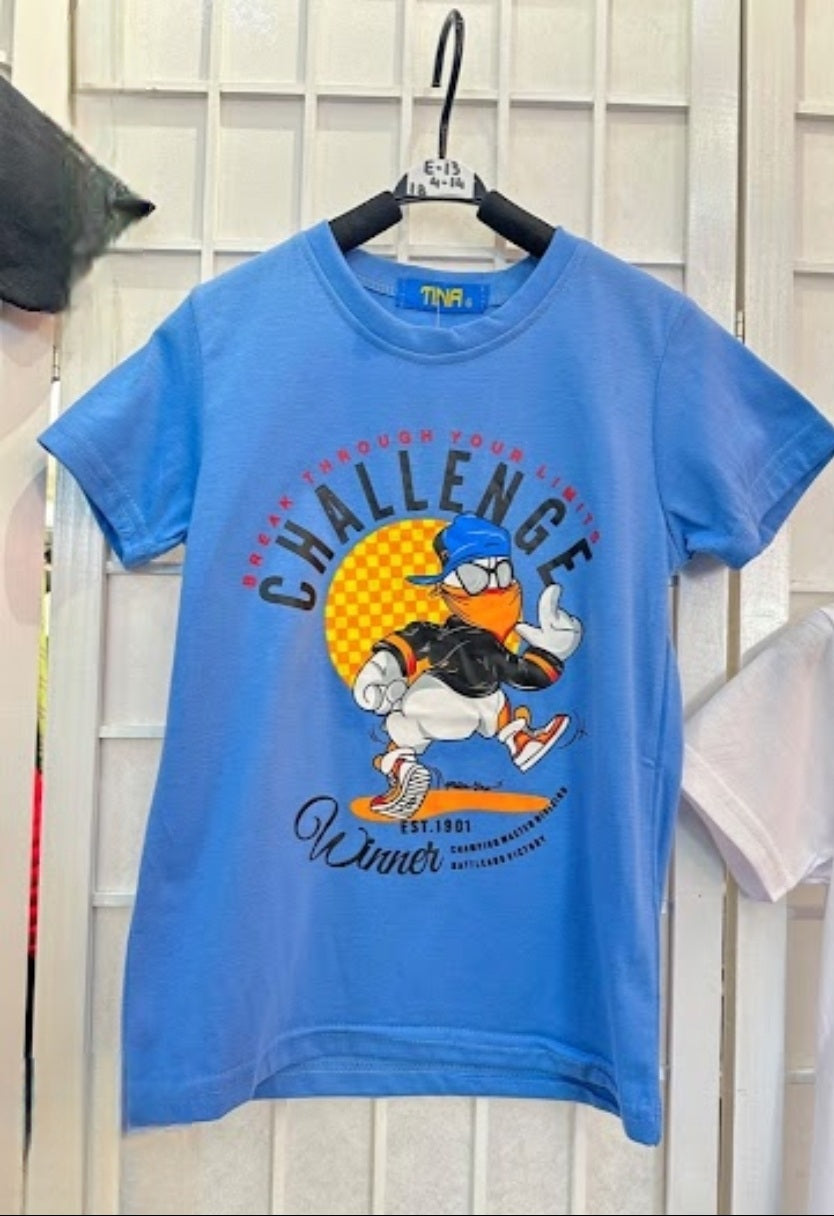 PROMOTION TEE-SHIRT DUCK BLEU