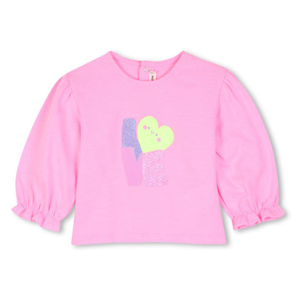 TEE-SHIRT MANCHE LONGUE 244 BILLIEBLUSH rose