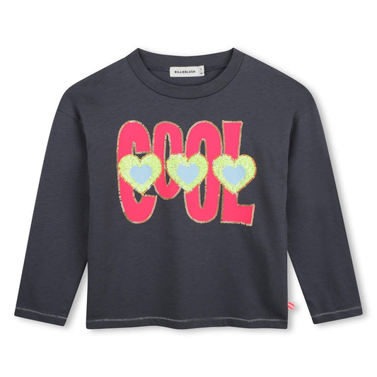 TEE-SHIRT MANCHE LONGUE 378 BILLIEBLUSH gris