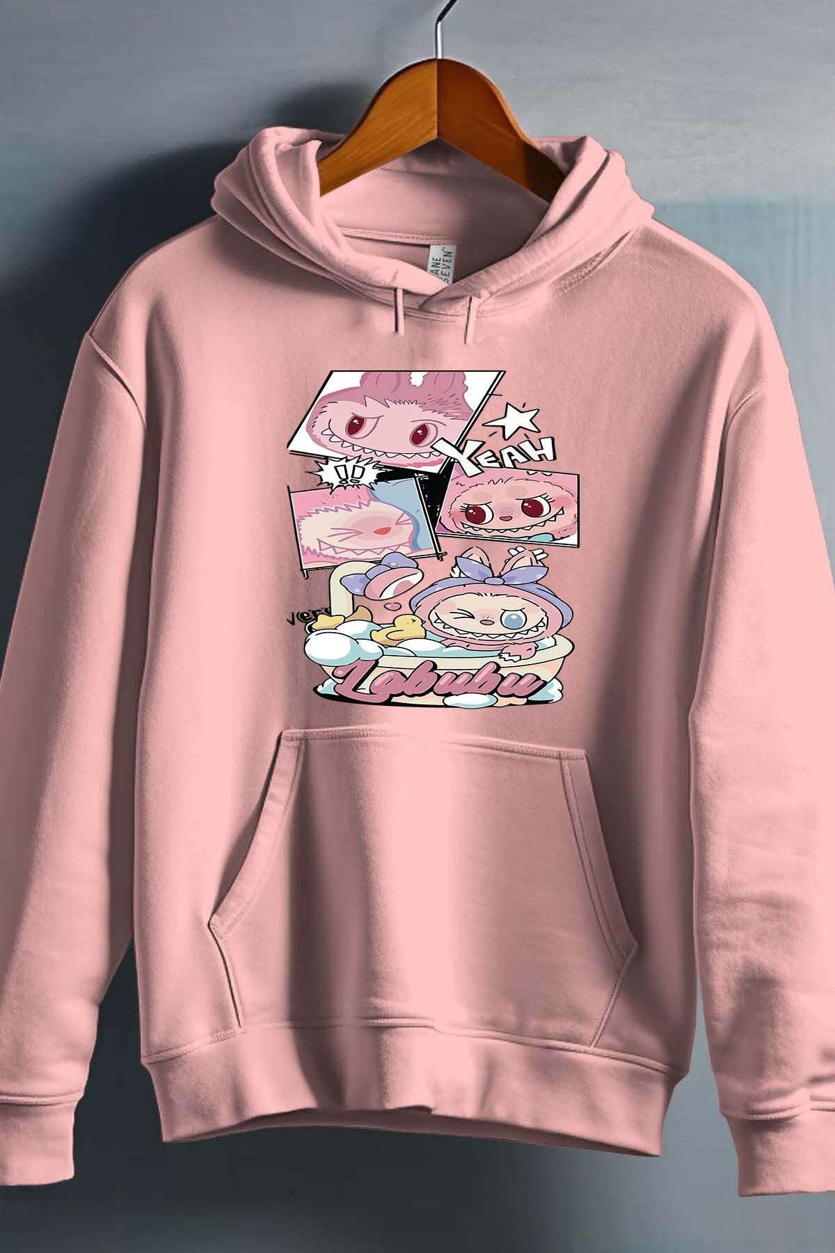 SWEAT LABUBU FILLE ROSE