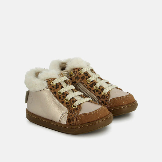 BOUBA ZIP HAIR FOURRE SHOOPOM léopard