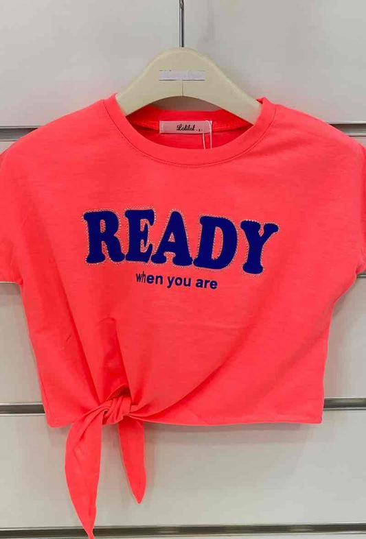 TEE-SHIRT READY orange fluo