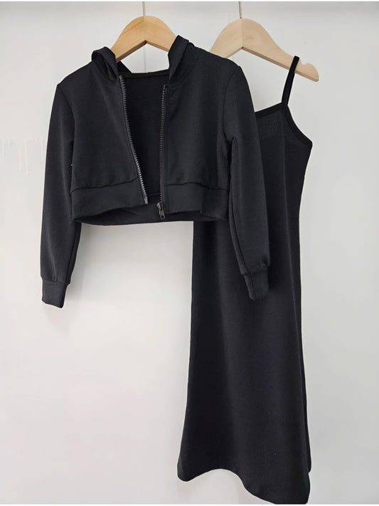 VESTE OU ROBE 25F001 noir